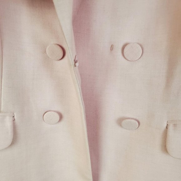 Express Pink Double Breasted Boyfriend Blazer Size - Picture 9 of 9